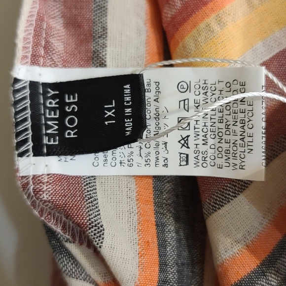 Multicolor Striped Sleeveless Tank Top - Picture 4 of 5